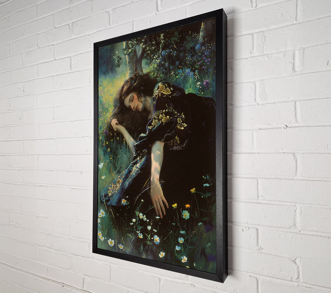  A Canvas Print of Emerald Dream Slumber Canvas Print