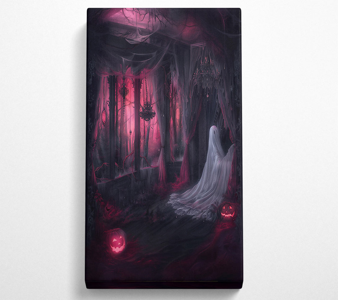  A Canvas Print of Crimson Forest Ghost Canvas Wall Art