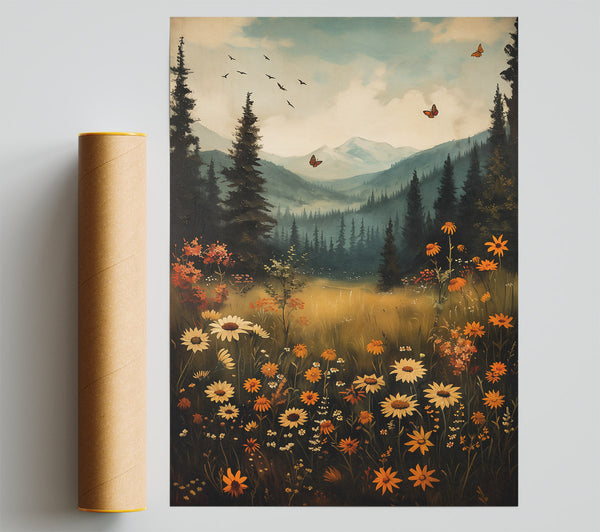 Golden Meadow Dreams Print