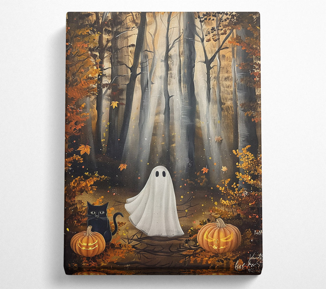  A Canvas Print of Golden Forest Ghost Canvas Wall Art