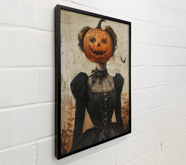 Orange Pumpkin Lady