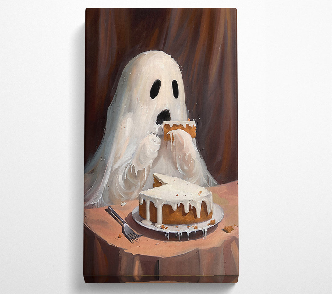  A Canvas Print of White Ghostly Feast Canvas Wall Art