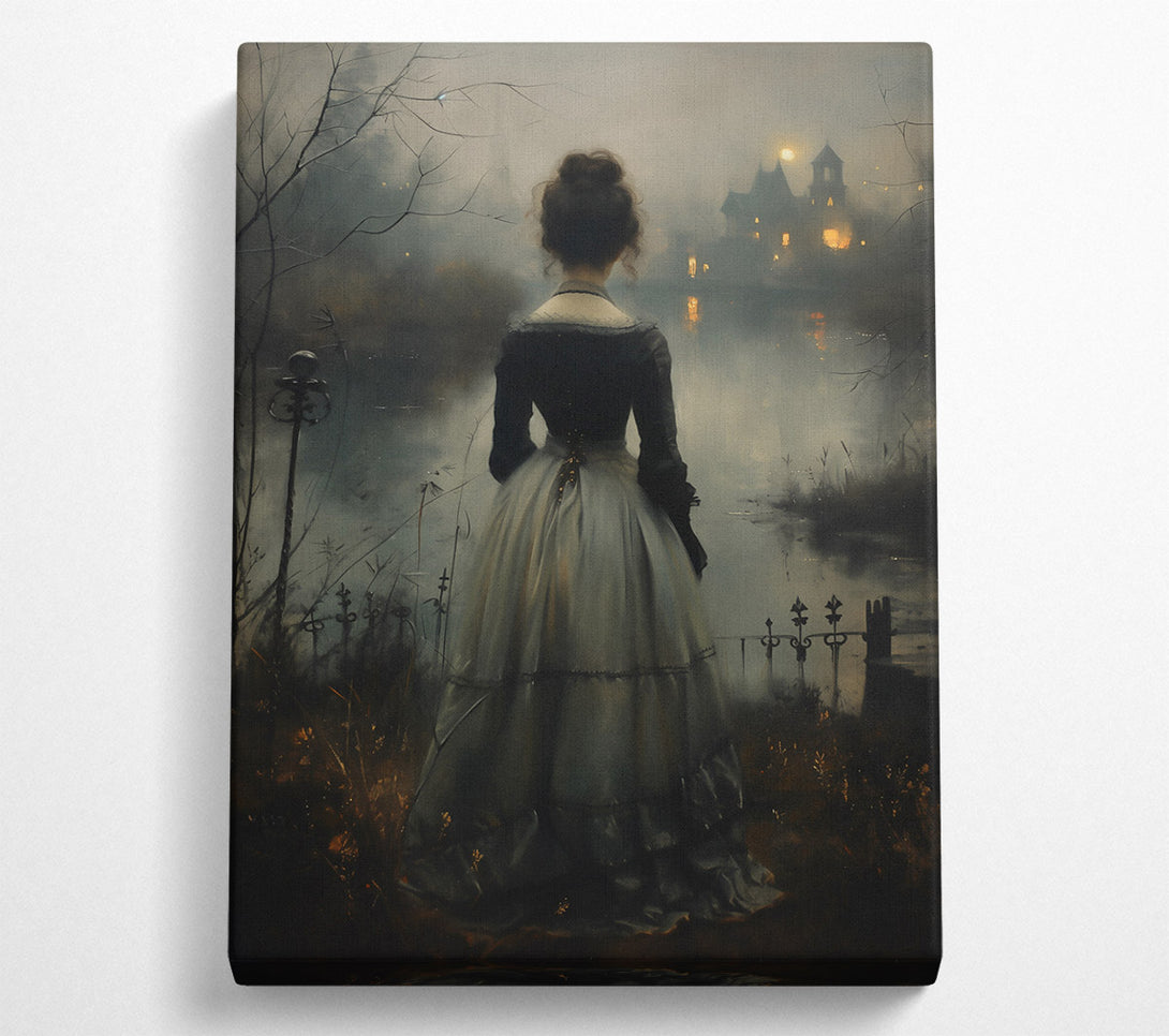  A Canvas Print of The Blue Hour'S Embrace Canvas Art