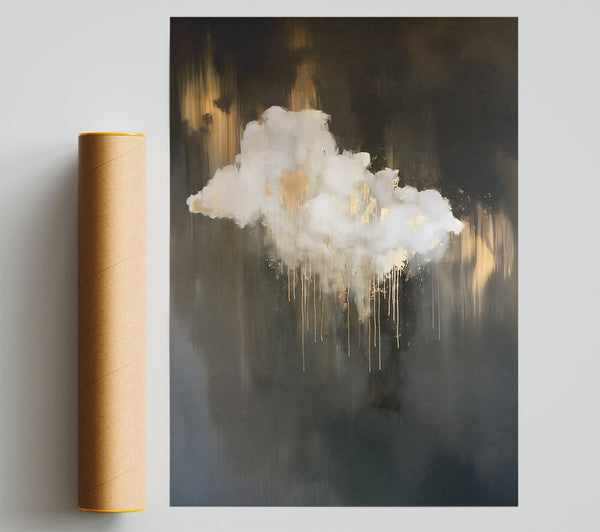 Golden Rain Cloud Giclee Print