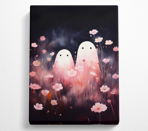  A Canvas Print of Pink Ghosts In Bloom Canvas Art