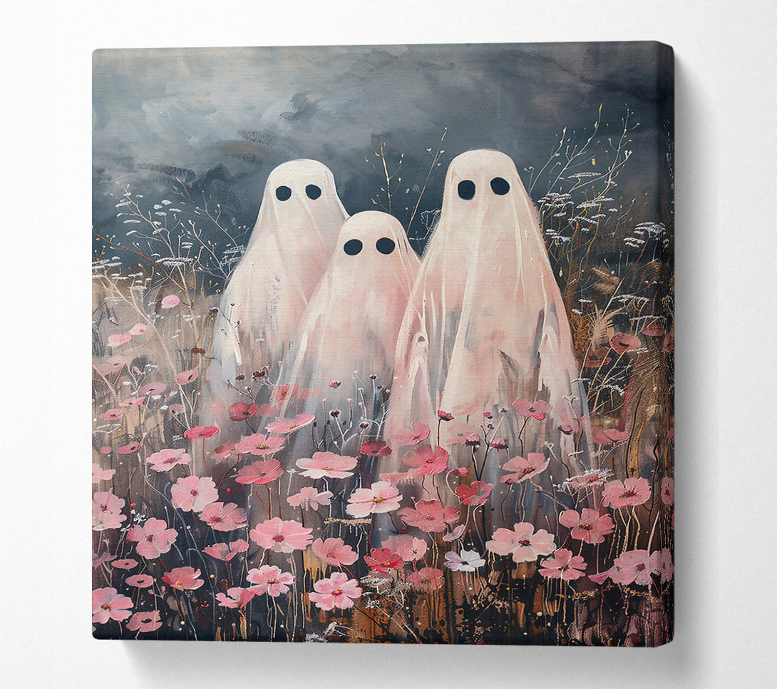  A Canvas Print of Pale Ghosts In Bloom Canvas Wall Art
