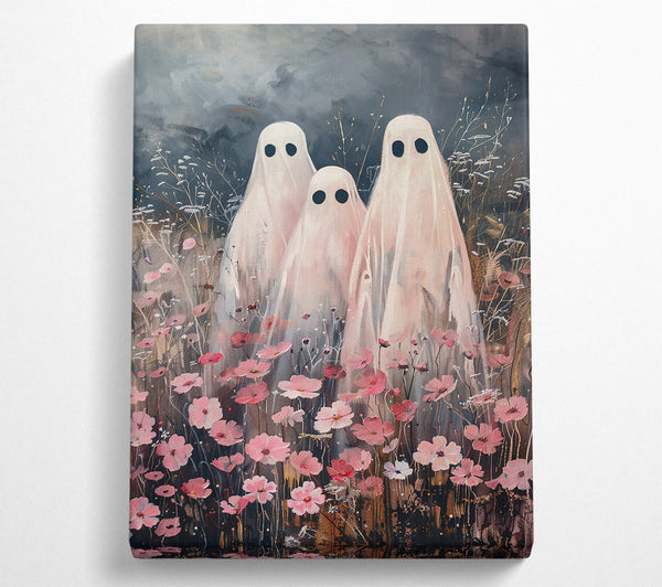  A Canvas Print of Pale Ghosts In Bloom Canvas Wall Art