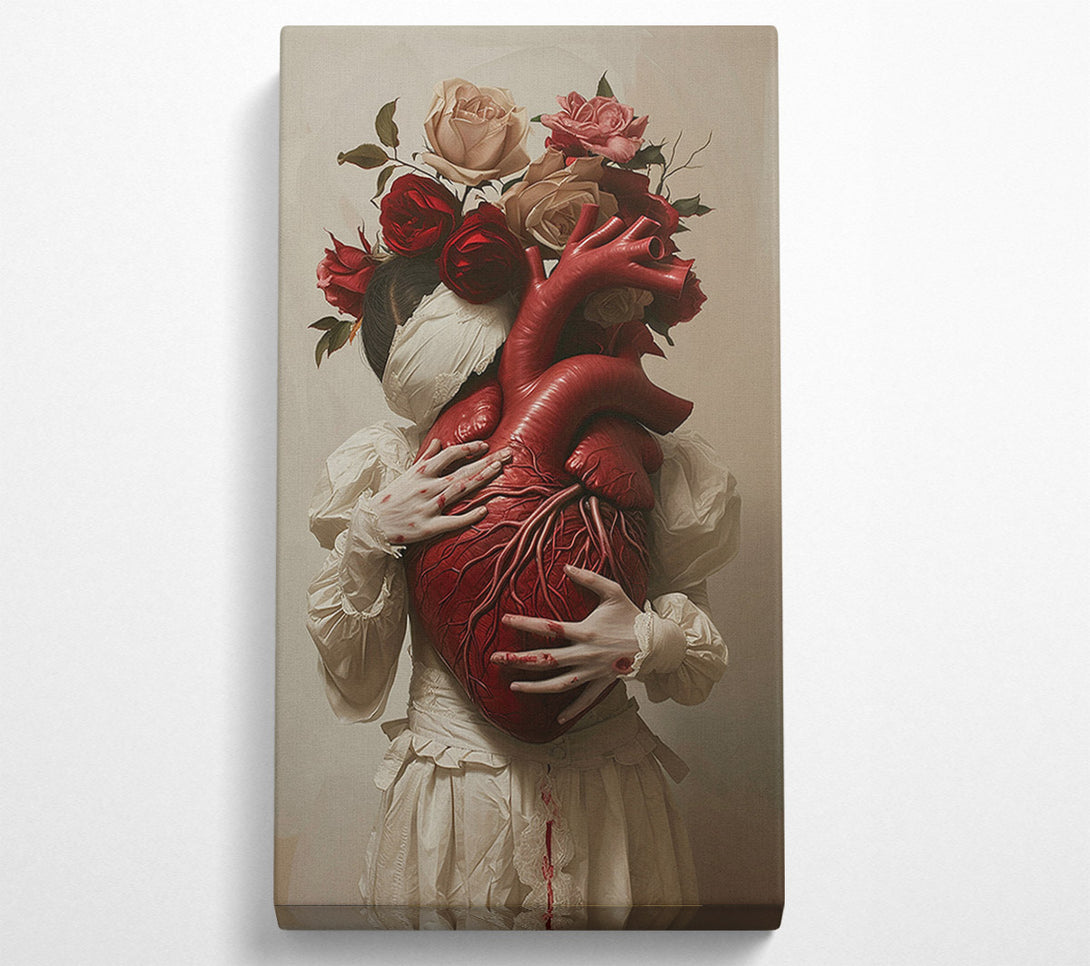  A Canvas Print of Holding The Heart Canvas Print