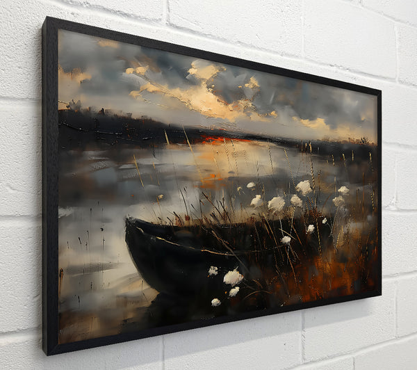 Golden Sunset Boat