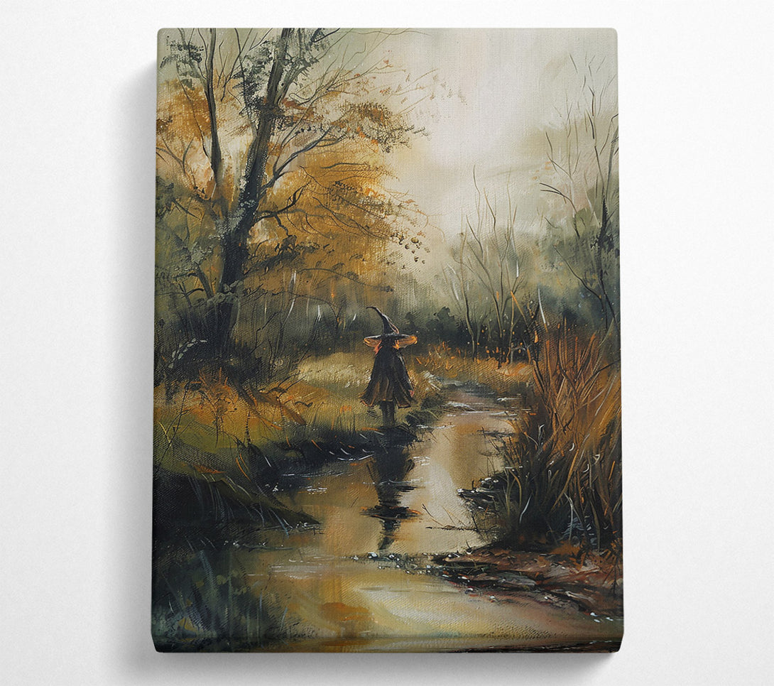  A Canvas Print of Golden Witch'S Path Canvas Art