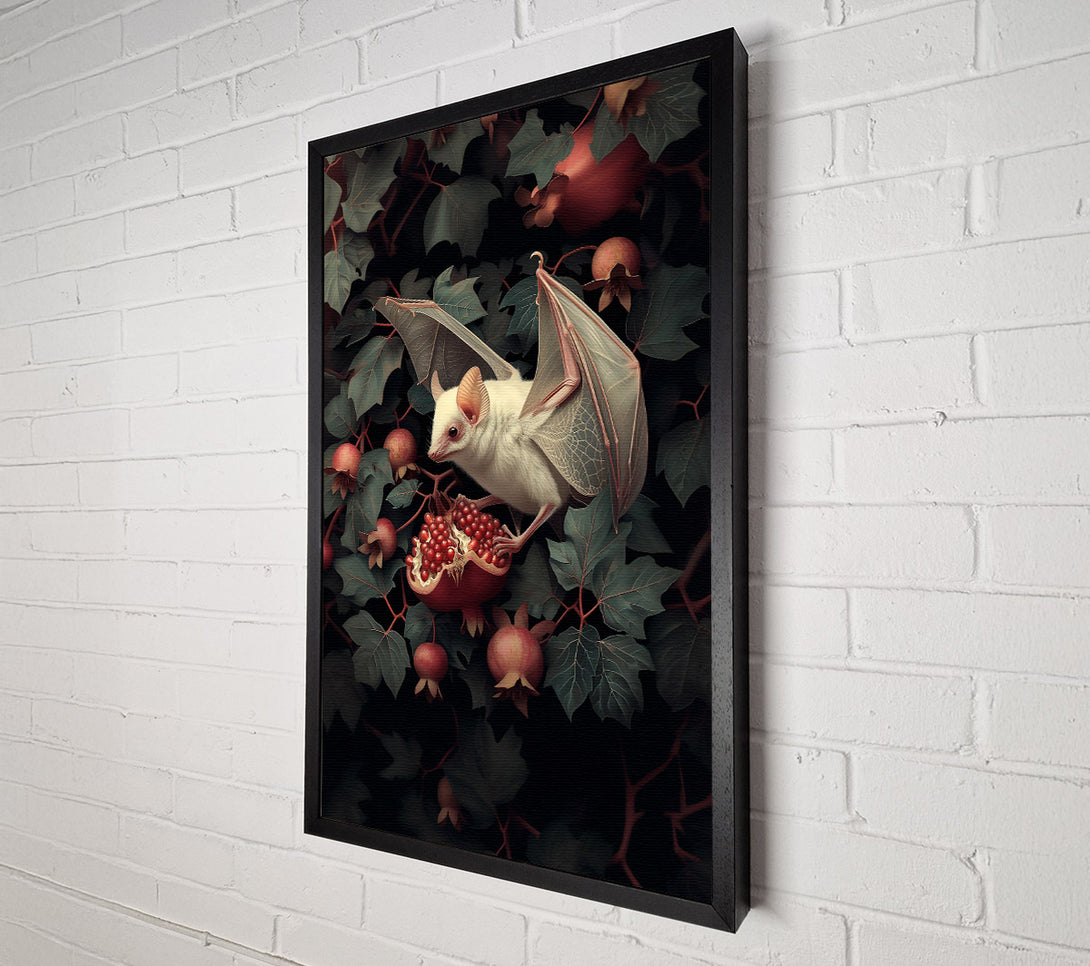  A Canvas Print of Crimson Bat Dreams Canvas Wall Art
