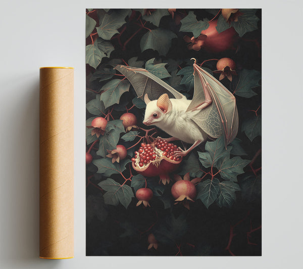Crimson Bat Dreams Print