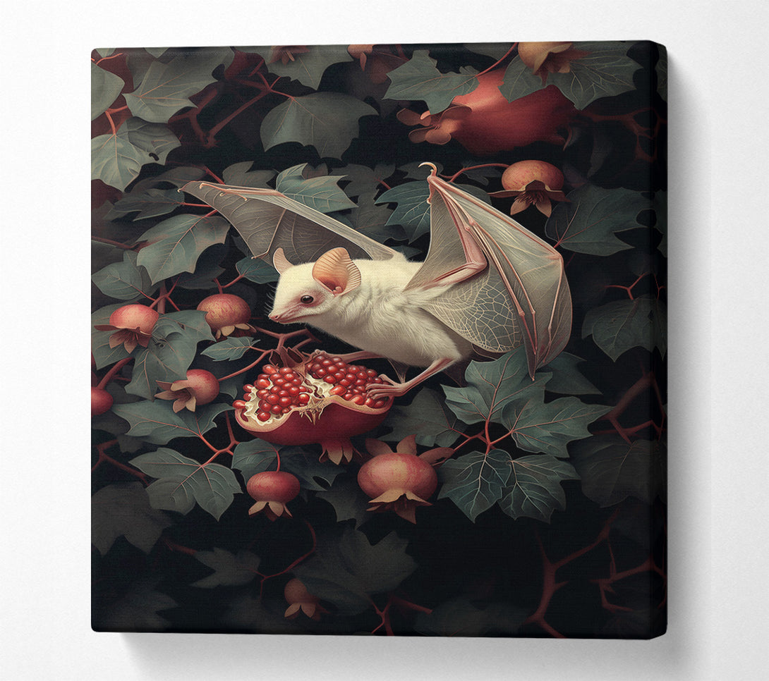  A Canvas Print of Crimson Bat Dreams Canvas Wall Art