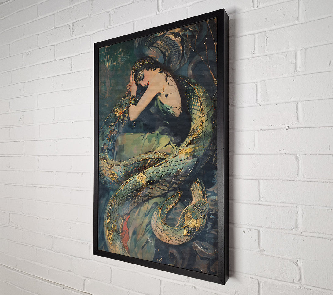  A Canvas Print of Emerald Embrace Canvas Wall Art