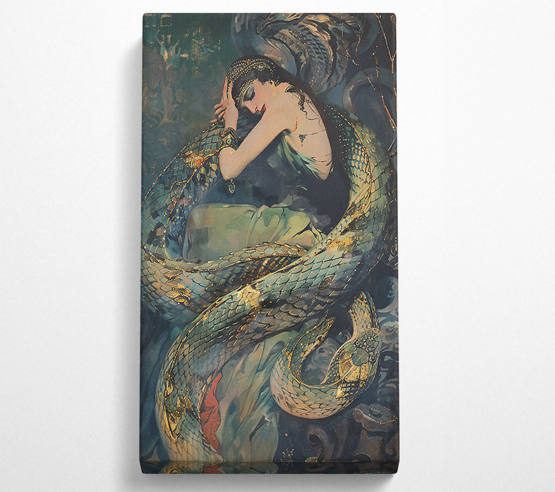  A Canvas Print of Emerald Embrace Canvas Wall Art