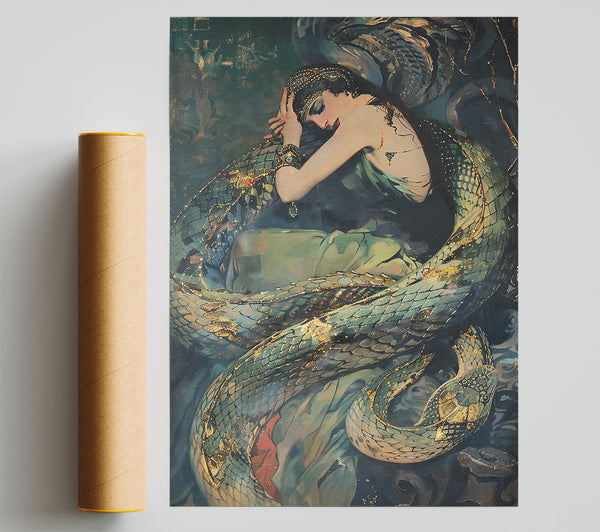 Emerald Embrace Poster