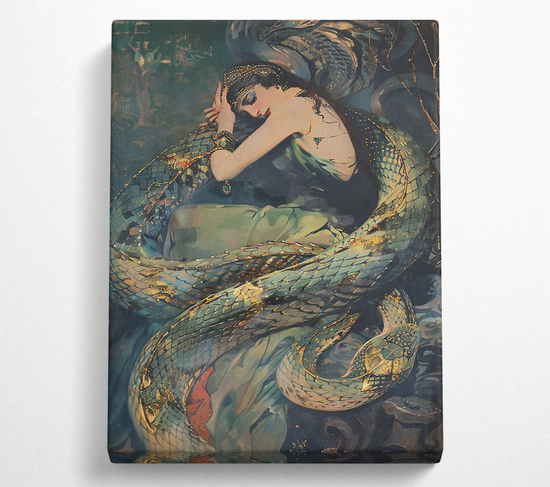  A Canvas Print of Emerald Embrace Canvas Wall Art