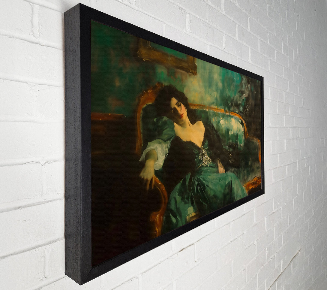  A Canvas Print of Emerald Reverie Canvas Print