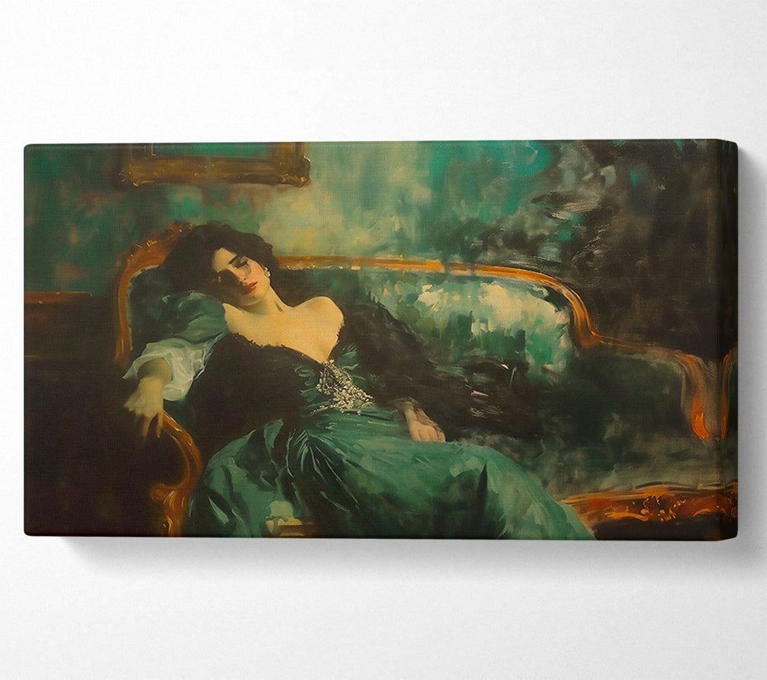  A Canvas Print of Emerald Reverie Canvas Print