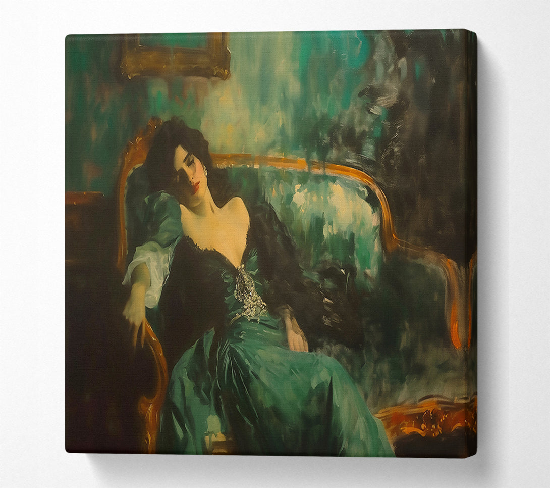  A Canvas Print of Emerald Reverie Canvas Print