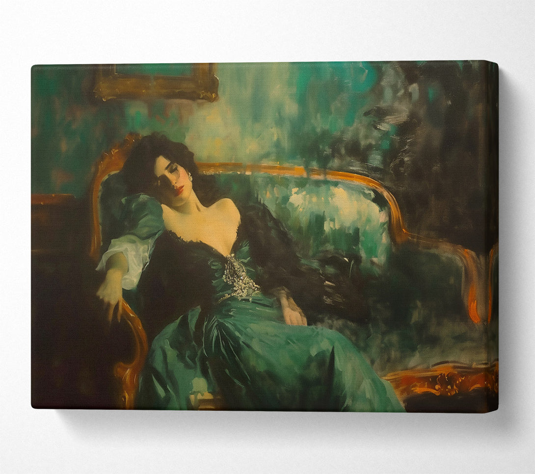  A Canvas Print of Emerald Reverie Canvas Print