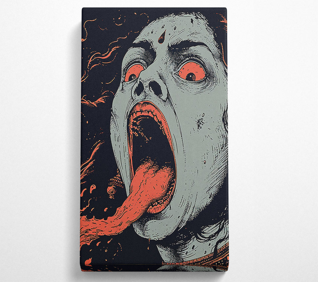  A Canvas Print of Horror Girl Canvas Art