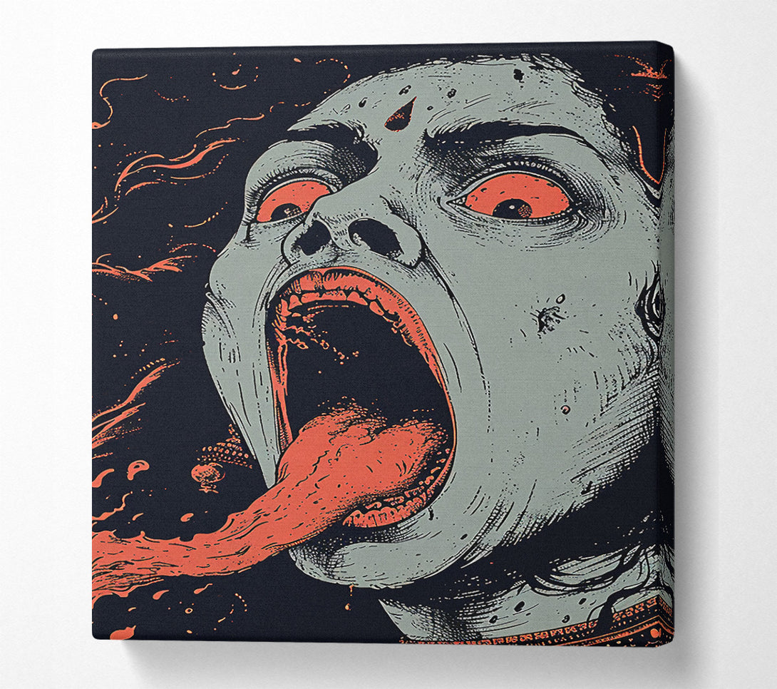  A Canvas Print of Horror Girl Canvas Art