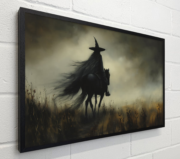 Black Rider In Mist