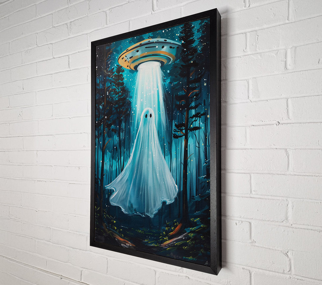  A Canvas Print of Blue Forest Ghost Canvas Art