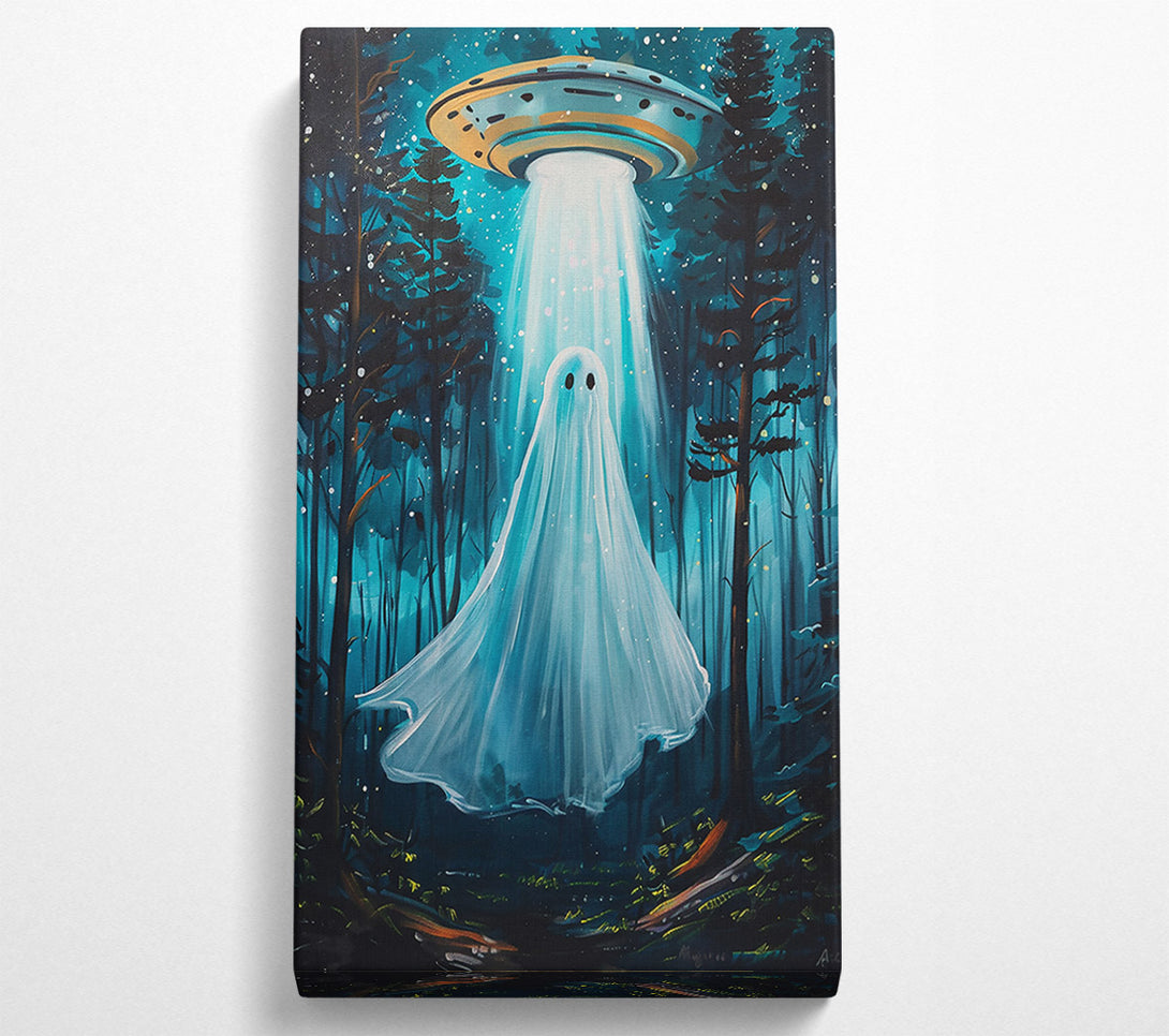  A Canvas Print of Blue Forest Ghost Canvas Art