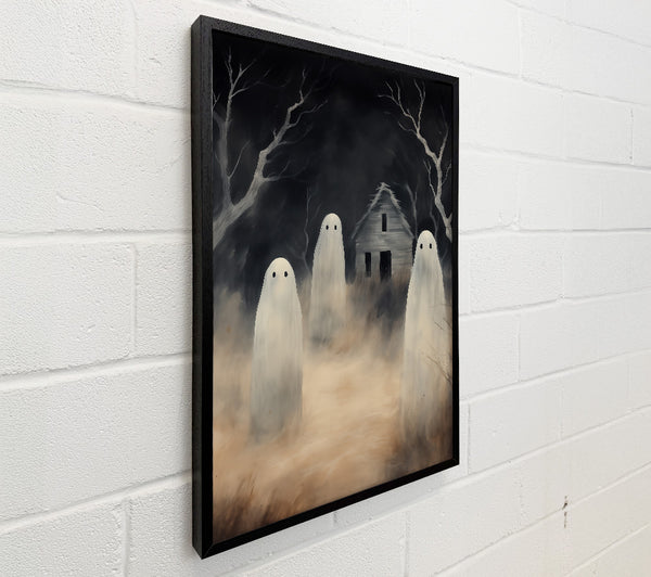 Tan Ghosts In Fog
