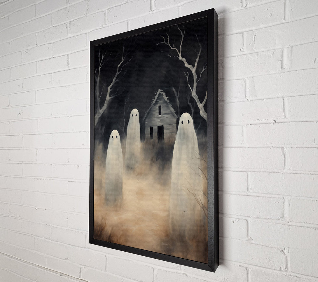  A Canvas Print of Tan Ghosts In Fog Canvas Art