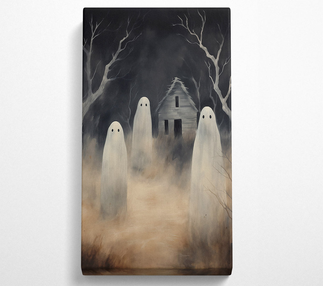  A Canvas Print of Tan Ghosts In Fog Canvas Art