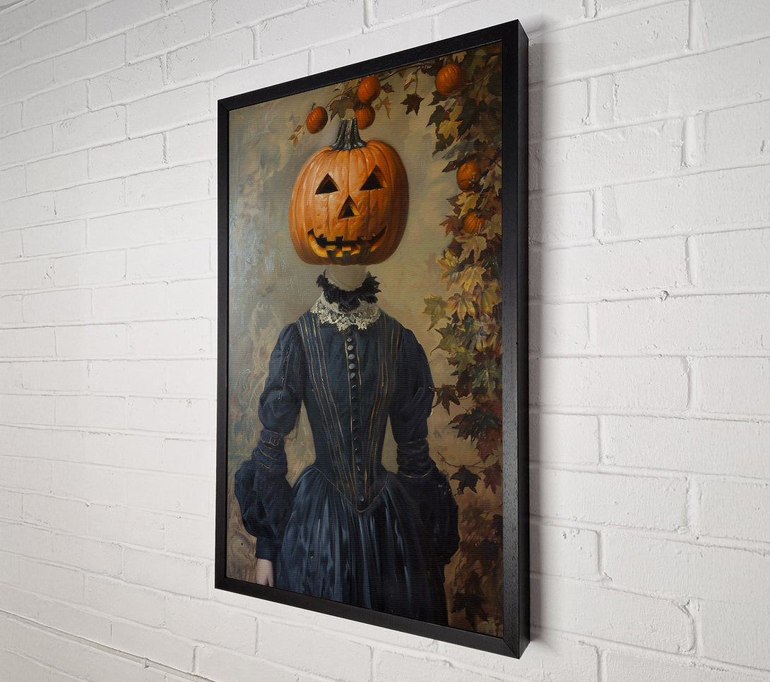  A Canvas Print of Autumn'S Dark Embrace Canvas Print