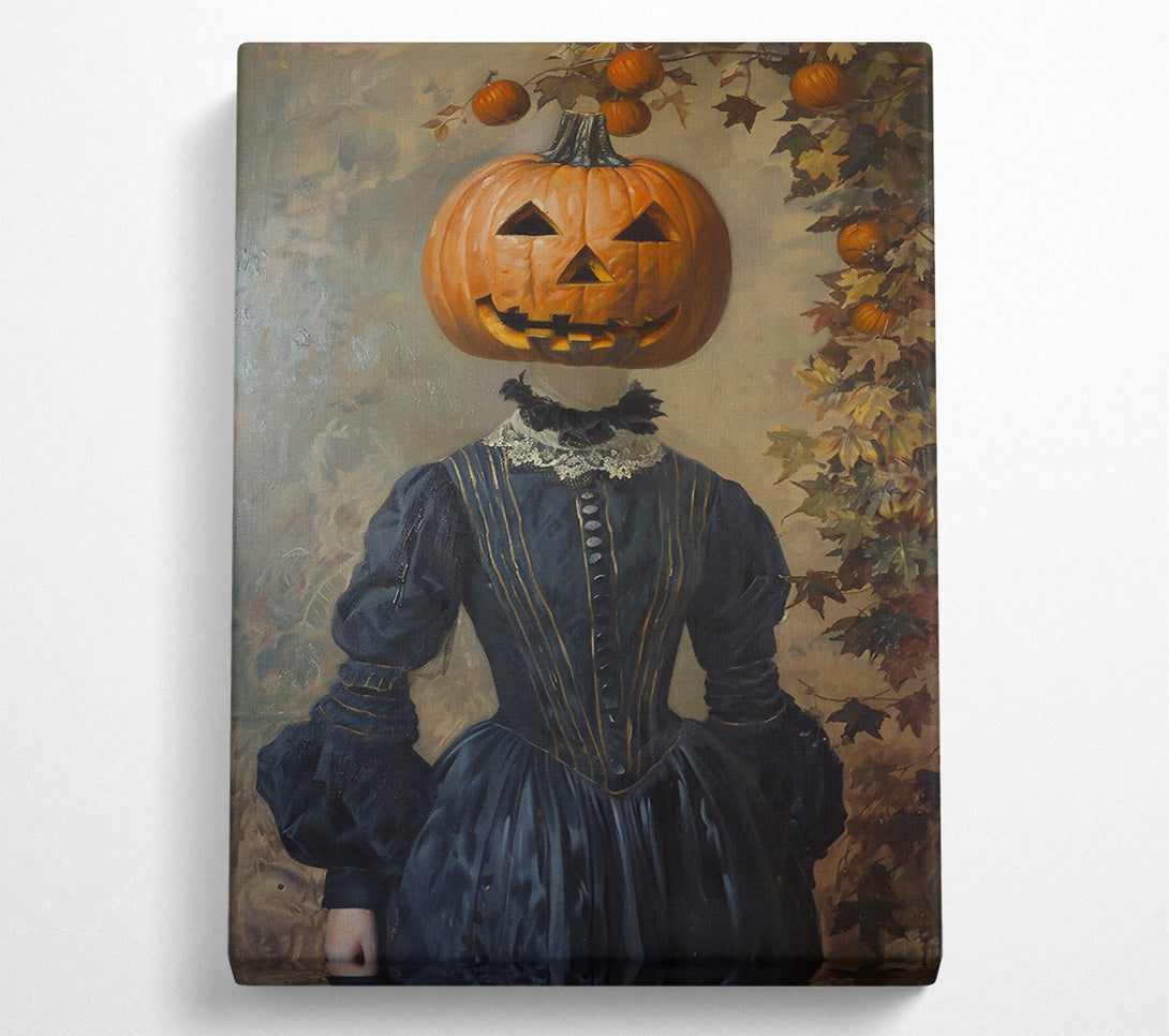  A Canvas Print of Autumn'S Dark Embrace Canvas Print