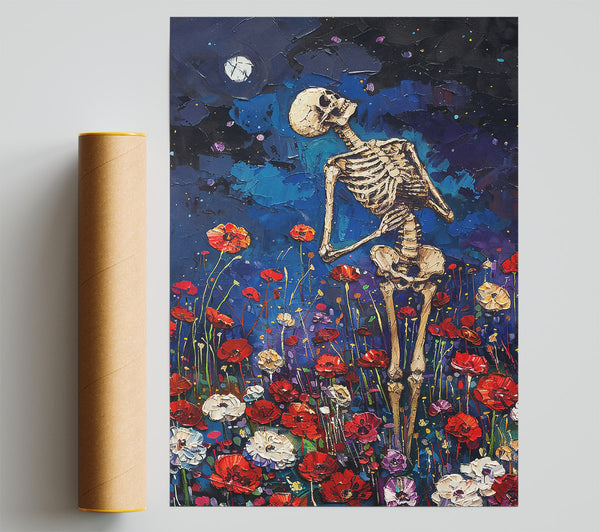 Blue Night'S Bloom Giclee Print