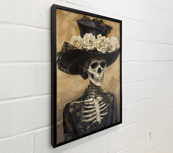 Golden Lace Skull