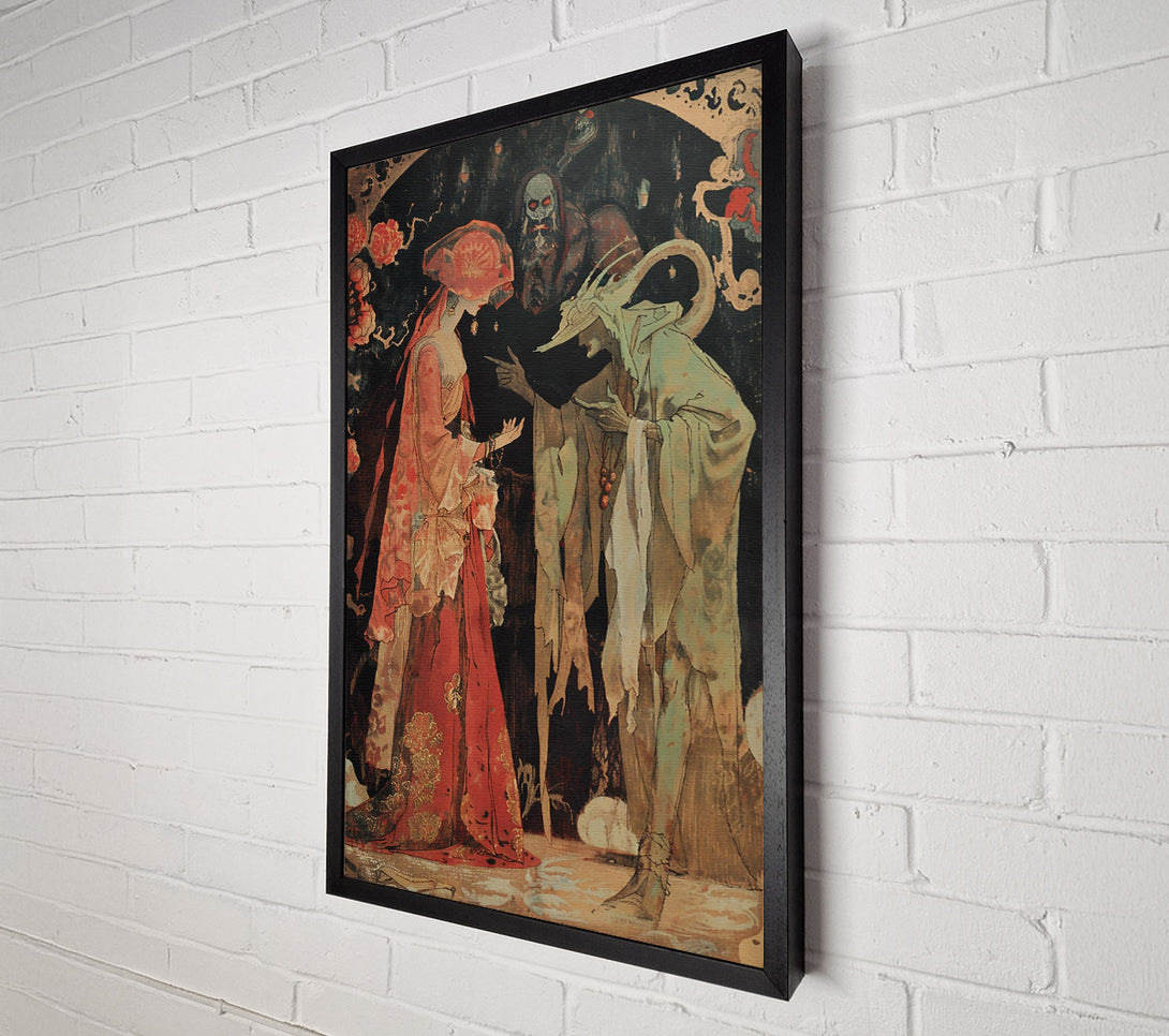  A Canvas Print of Crimson Pact With The Fae Canvas Art