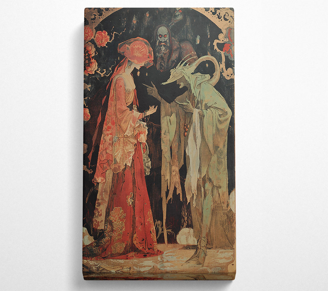  A Canvas Print of Crimson Pact With The Fae Canvas Art