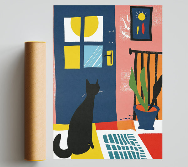 Blue Door Sunbeam Giclee Print