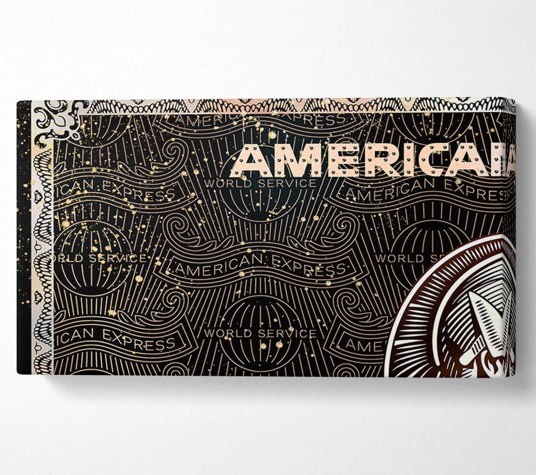  A Canvas Print of Hustler Bank Card Canvas Wall Art