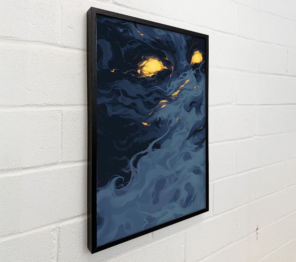 Azure Flame Gaze