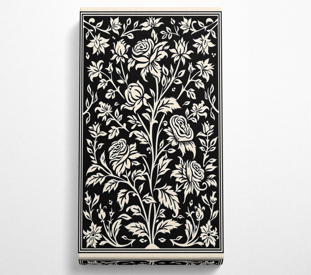  A Canvas Print of Creamy Floral Bloom Canvas Print