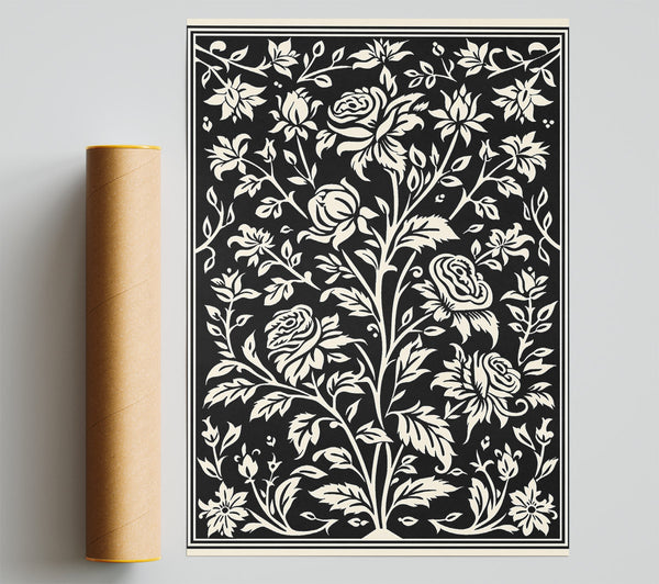 Creamy Floral Bloom Print