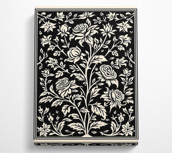  A Canvas Print of Creamy Floral Bloom Canvas Print
