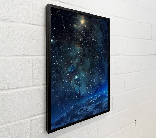 Cosmic Blue Landscape