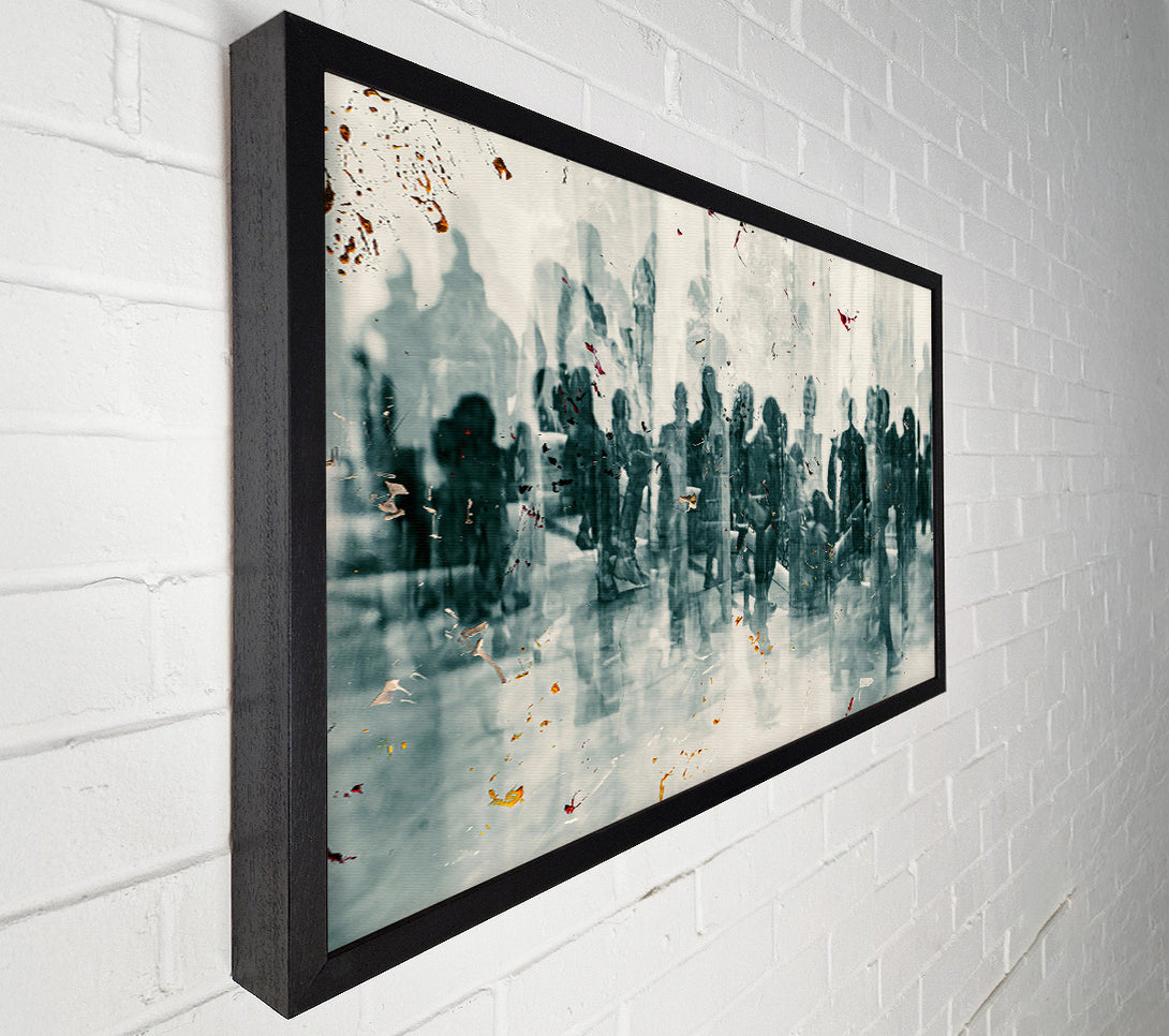  A Canvas Print of Grey City Ghosts Canvas Art