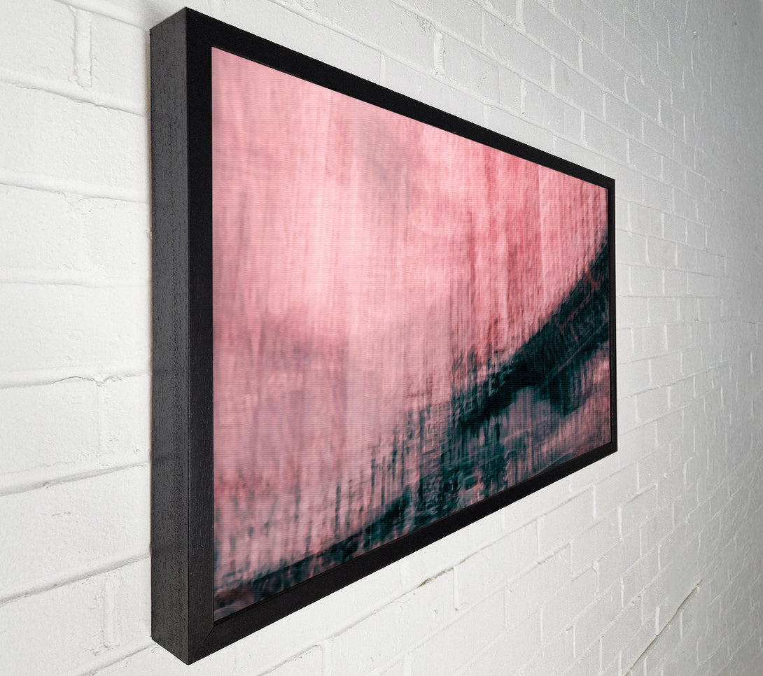  A Canvas Print of Blush Cityscape Dreams Canvas Wall Art