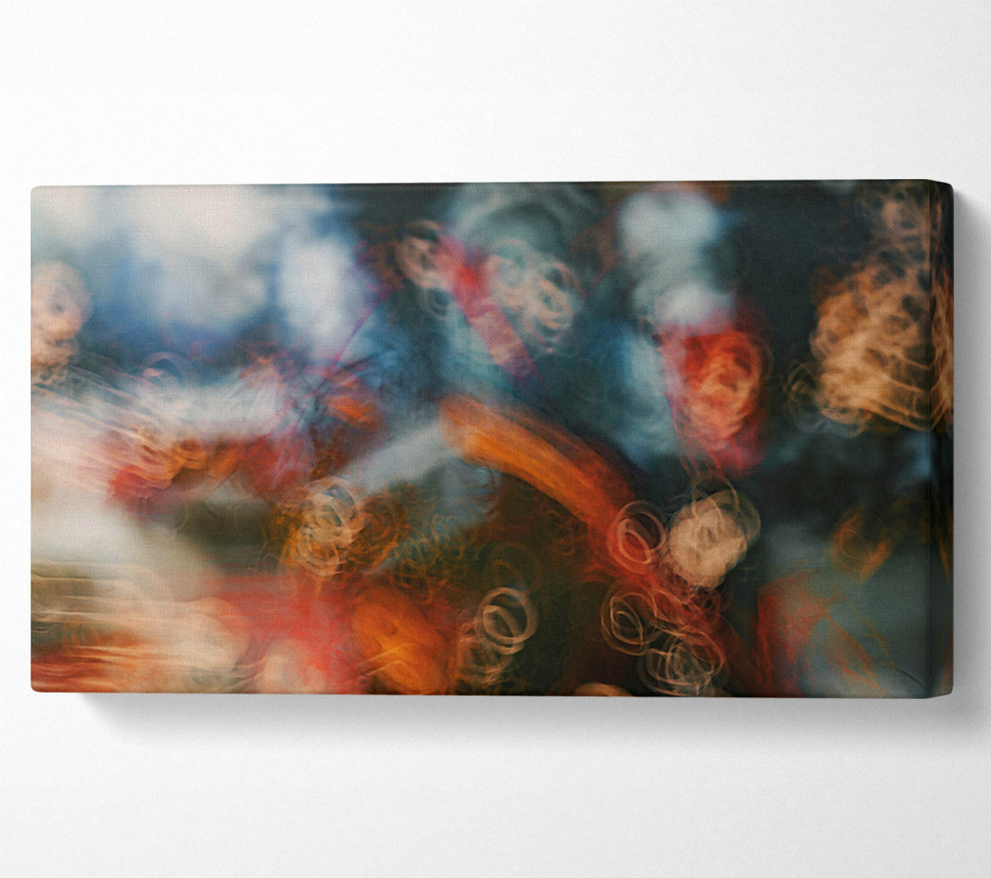  A Canvas Print of Orange Smoke Dreams Canvas Art