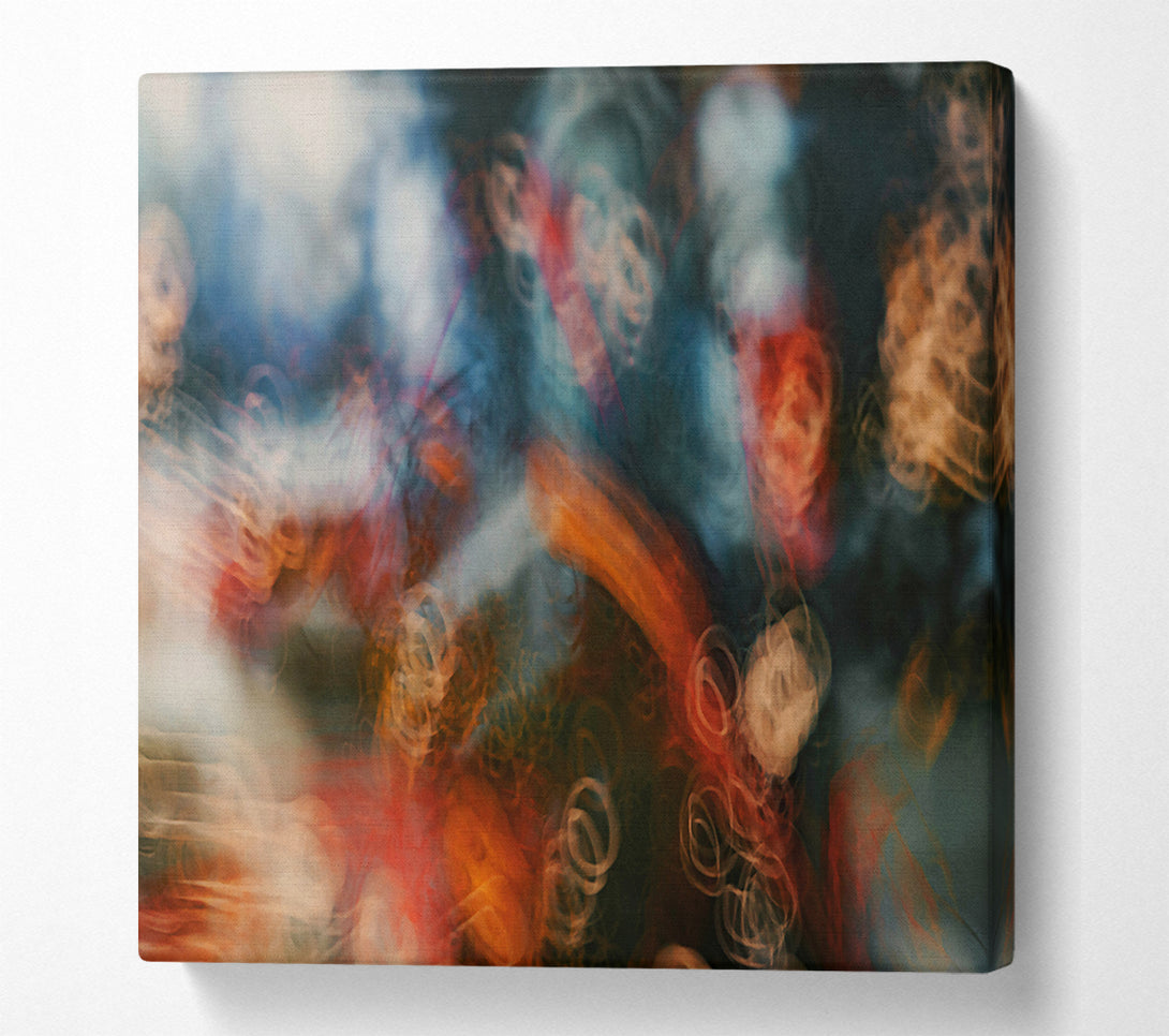  A Canvas Print of Orange Smoke Dreams Canvas Art